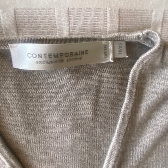 Minx color (grey/brown) Cardigan Contemporaine from Simons Excellent condition - Picture 3 of 13